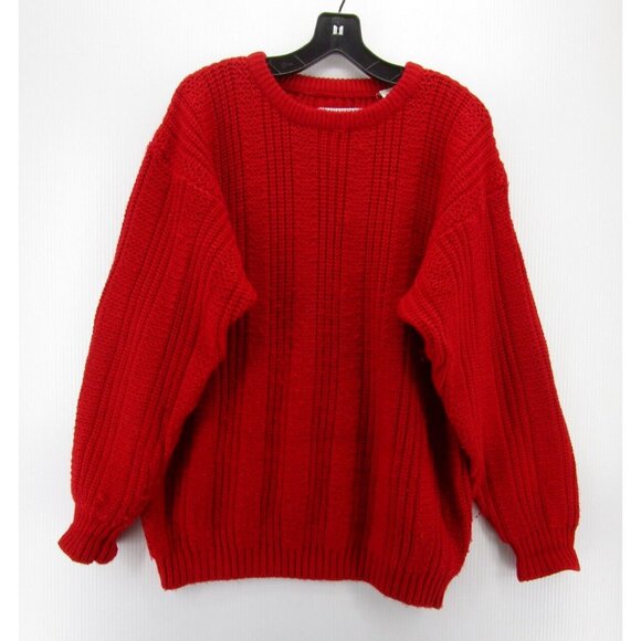 Gitano Other - VINTAGE Gitano Sweater Medium Pullover Crewneck Grandpa 90s Chunky Knit